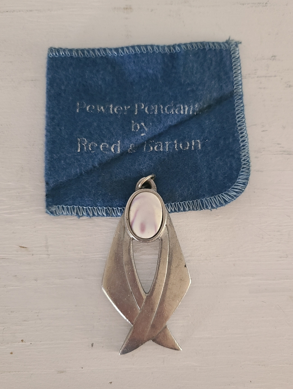 Vintage Reed & Barton Pewter Pendant